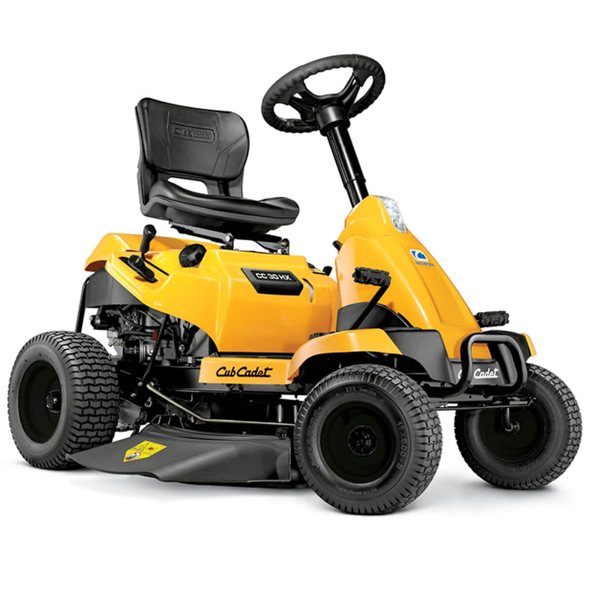 CC 30 HX Cub Cadet riding lawn mower on a white background